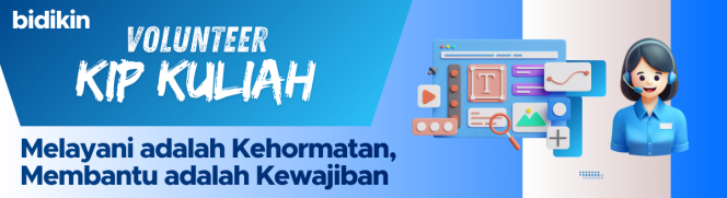 
					Pelayanan Volunteer KIP Kuliah dari Bidikin